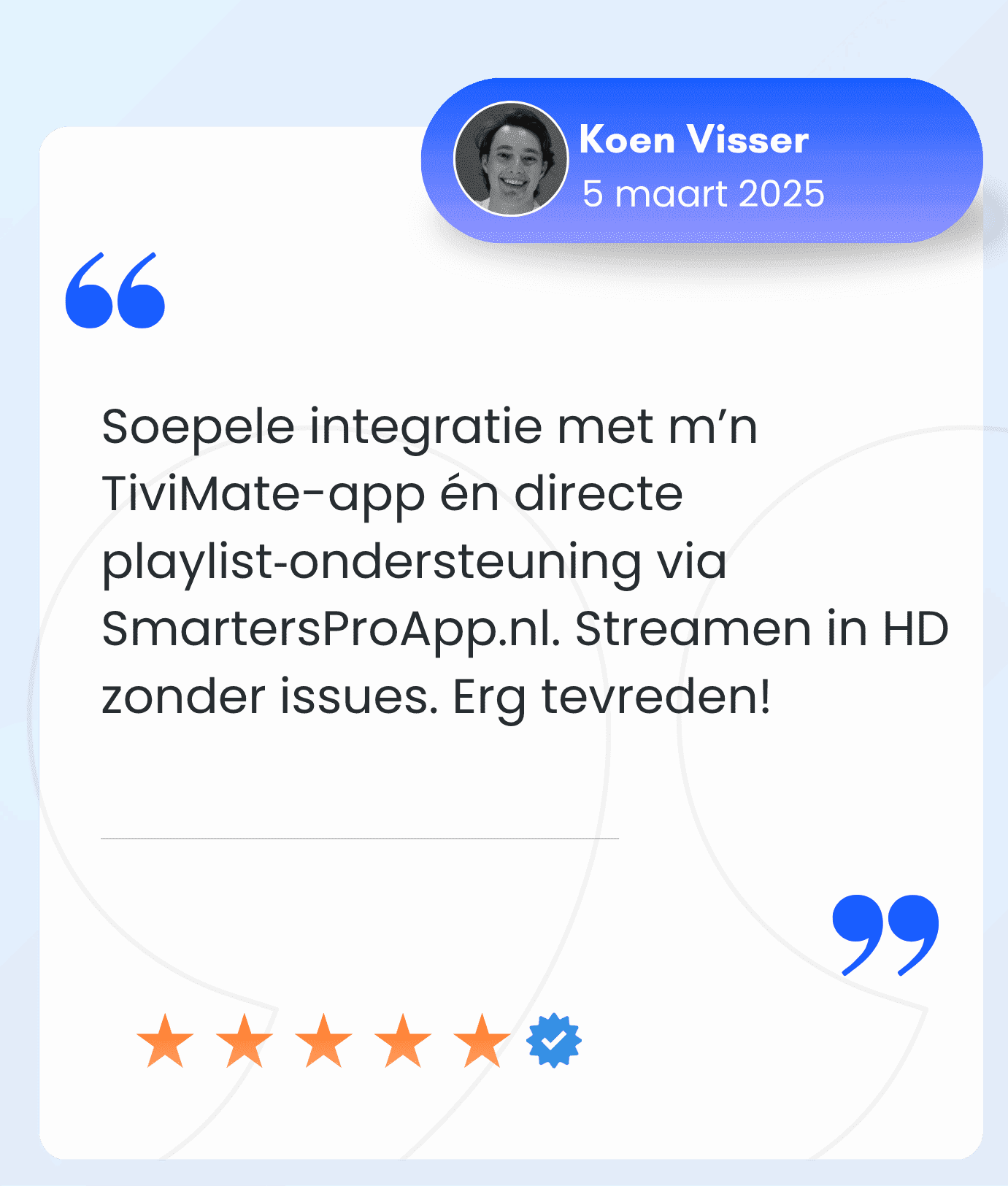 Blue and White Modern Customer Testimonial Reviews Instagram Post (6)