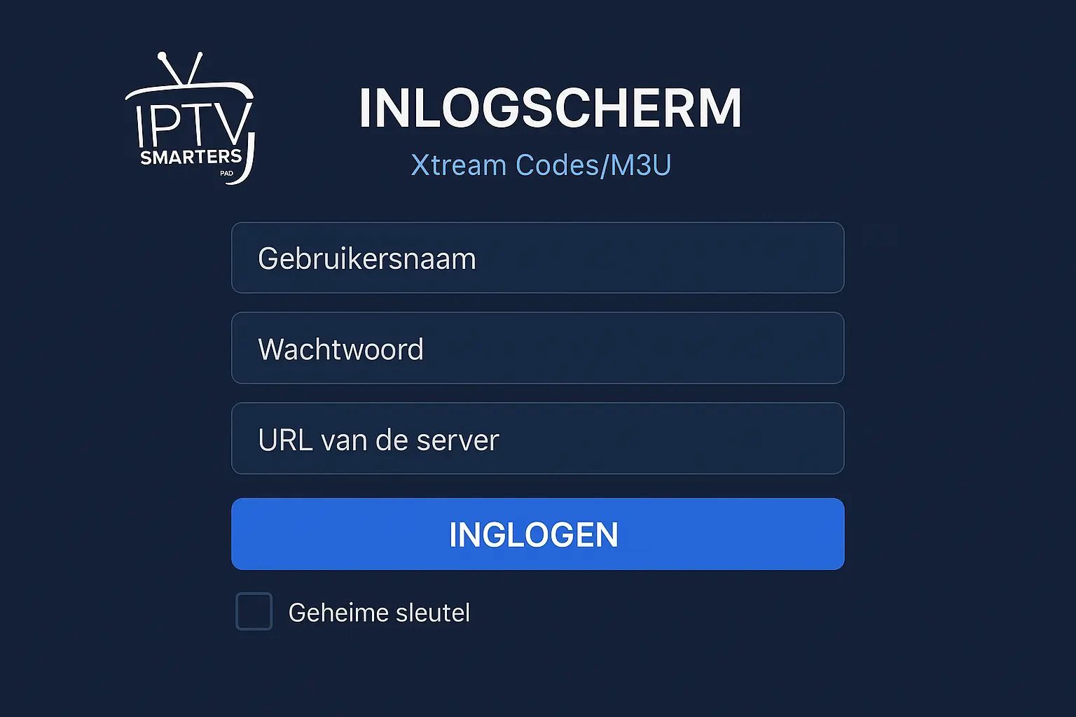 IPTV Smarters Pro abonnement activeren met Xtream Codes of M3U